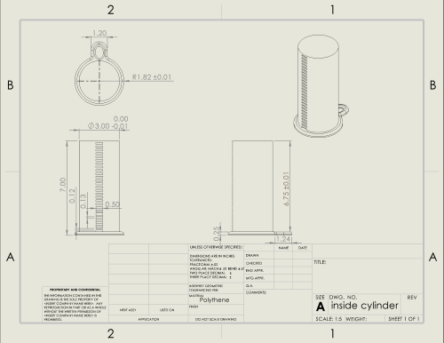 inside cylinder